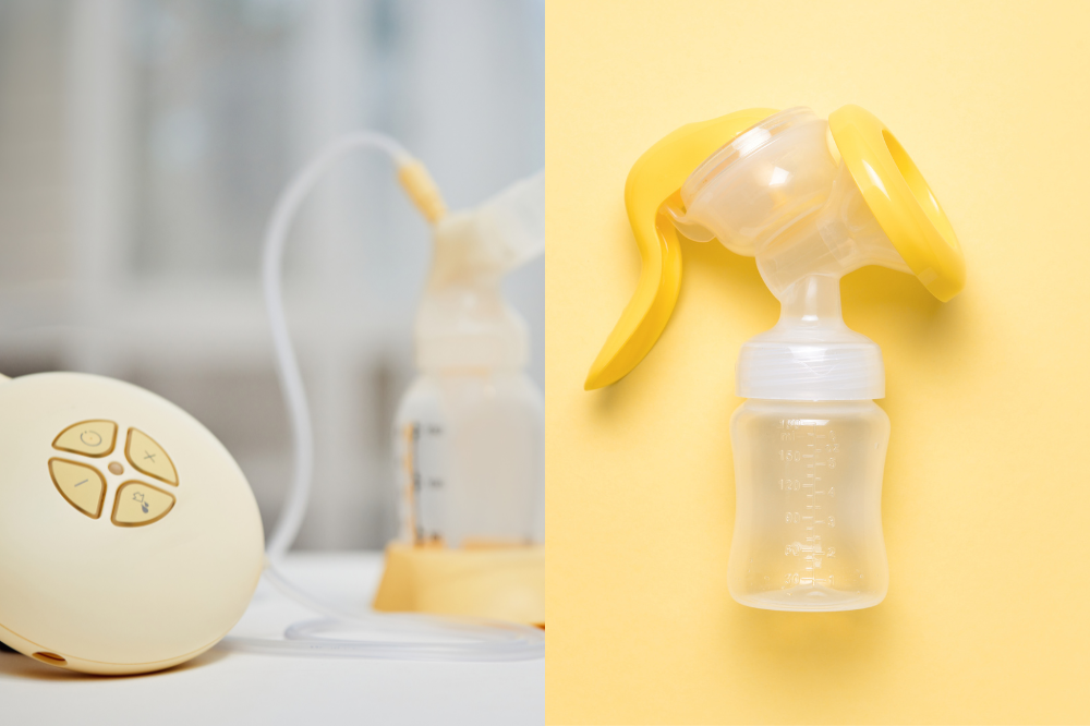 Elektrische vs. manuelle Milchpumpe - Was sind die Unterschiede?